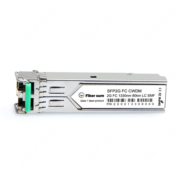 2Gbs Fibre Channel-CWDM 1330nm 80KM LC SMF DOM SFP Optical Transceiver